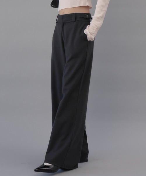GIUNON(ジウノン)の「adjustable wide pants / アジャスタブルワイドパンツ(その他パンツ・レディース・グレー/ブラウン・0/1)」の11枚目の写真