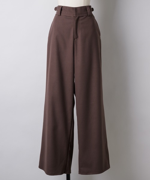 GIUNON(ジウノン)の「adjustable wide pants / アジャスタブルワイドパンツ(その他パンツ・レディース・グレー/ブラウン・0/1)」の9枚目の写真