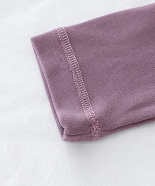 Miniministore（ミニミニストア）の「ヒートインナー レディース あったか（Tシャツ/カットソー・レディース・ブルー/ホワイト/モスグリーン/ブラウン/パープル/ブラック・フリー）」の10枚目の写真