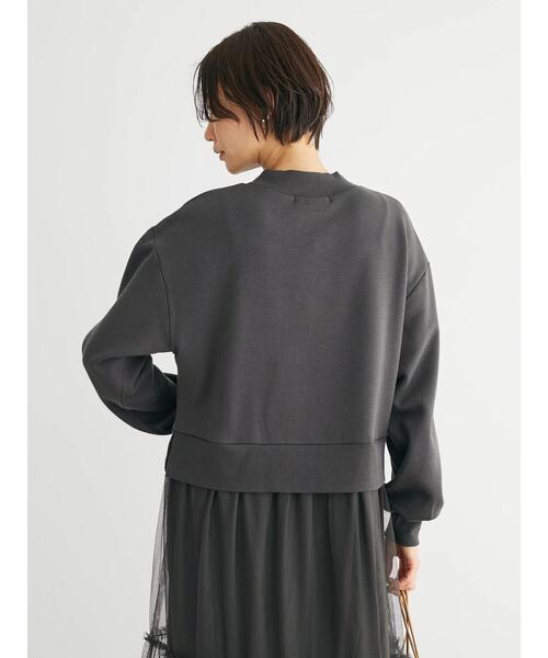 Sugar spoon（シュガースプーン）の「・SUGAR　SPOON　チュールドッキングワンピース（ワンピース・レディース・チャコールグレー/ベージュ/ブラック・FREE）」の17枚目の写真