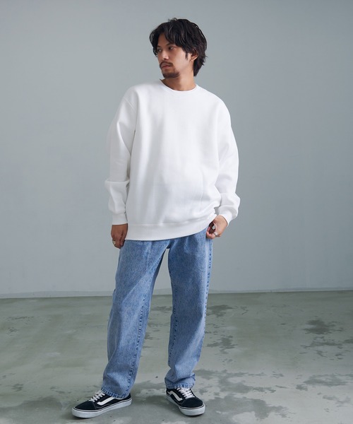 United Athle(ユナイテッドアスレ)の「『United Athle/ユナイテッドアスレ』10.0オンスT/C クルーネック裏起毛スウェットトレーナー【Z】(スウェット・メンズ・ホワイト/スミクロ/ブラック/サンドベージュ/ダークブラウン/ネイビー・L/XL/M)」の10枚目の写真