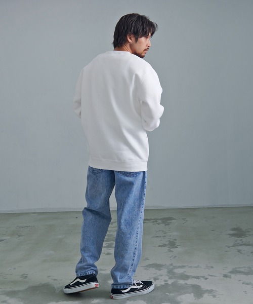 United Athle(ユナイテッドアスレ)の「『United Athle/ユナイテッドアスレ』10.0オンスT/C クルーネック裏起毛スウェットトレーナー【Z】(スウェット・メンズ・ホワイト/スミクロ/ブラック/サンドベージュ/ダークブラウン/ネイビー・L/XL/M)」の11枚目の写真