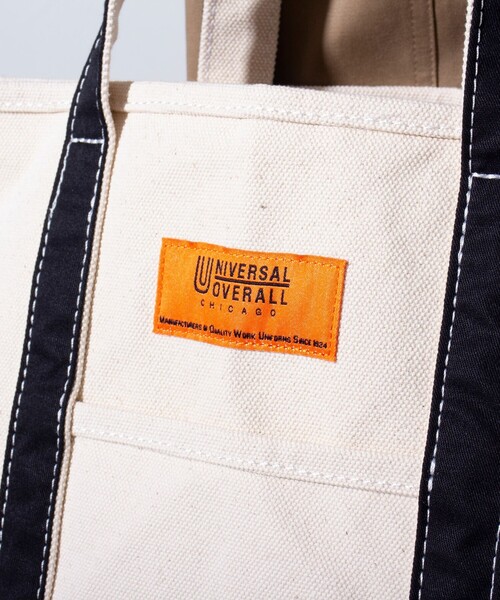 UNIVERSAL OVERALL（ユニバーサルオーバーオール）の「【UNIVERSAL OVERALL/ユニバーサルオーバーオール】キャンバストートバッグ（トートバッグ・メンズ・ブラック/ベージュ/ネイビー/グレー・FREE）」の10枚目の写真