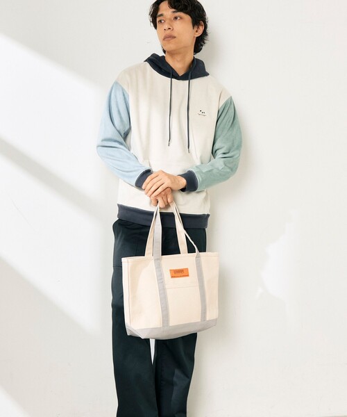 UNIVERSAL OVERALL（ユニバーサルオーバーオール）の「【UNIVERSAL OVERALL/ユニバーサルオーバーオール】キャンバストートバッグ（トートバッグ・メンズ・ブラック/ベージュ/ネイビー/グレー・FREE）」の12枚目の写真