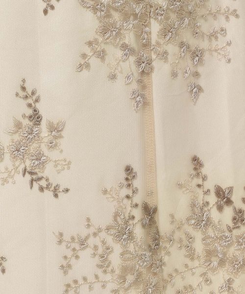 mysty woman(ミスティウーマン)の「フローラル刺繍スカート 105074(スカート・レディース・モカ/ブルー系その他/アイボリー・FREE)」の15枚目の写真