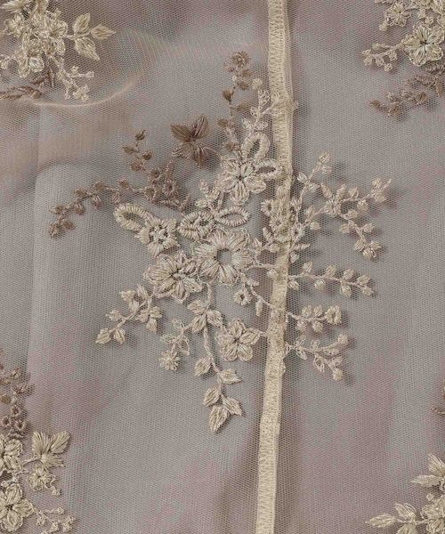 mysty woman(ミスティウーマン)の「フローラル刺繍スカート 105074(スカート・レディース・モカ/ブルー系その他/アイボリー・FREE)」の14枚目の写真