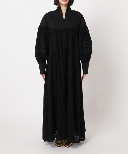 CITYSHOP（シティーショップ）の「COTTON LACE LONG DRESS