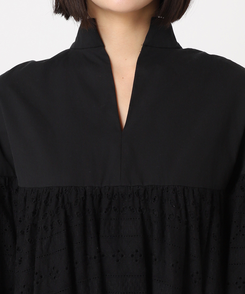 CITYSHOP(シティーショップ)の「COTTON LACE LONG DRESS:ワンピース(ワンピース・レディース・ホワイト/ブラック・38/36)」の18枚目の写真