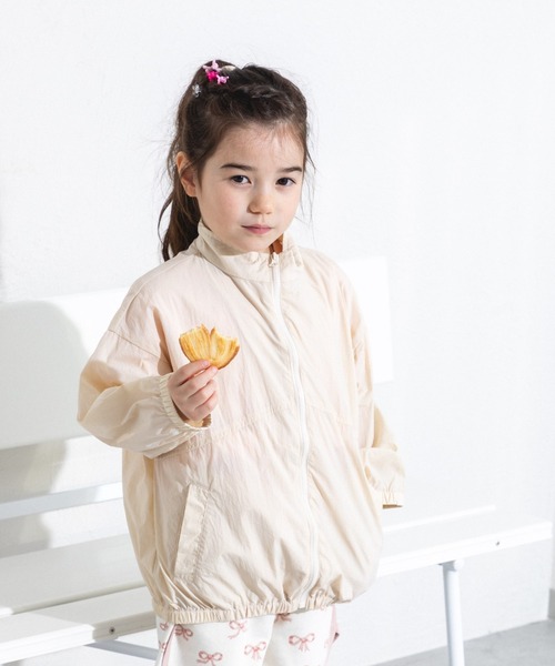 pairmanon（ペアマノン）の「セット着用可能 切り替えナイロンブルゾン（ナイロンジャケット・キッズ・ブルー/ブラック/カーキ/ライトグリーン/ホワイト/レッド/ピンク・130/120/150/100/140/90/110）」の14枚目の写真