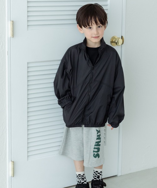 pairmanon（ペアマノン）の「セット着用可能 切り替えナイロンブルゾン（ナイロンジャケット・キッズ・ブルー/ブラック/カーキ/ライトグリーン/ホワイト/レッド/ピンク・130/120/150/100/140/90/110）」の11枚目の写真