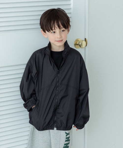 pairmanon（ペアマノン）の「セット着用可能 切り替えナイロンブルゾン（ナイロンジャケット・キッズ・ブルー/ブラック/カーキ/ライトグリーン/ホワイト/レッド/ピンク・130/120/150/100/140/90/110）」の10枚目の写真