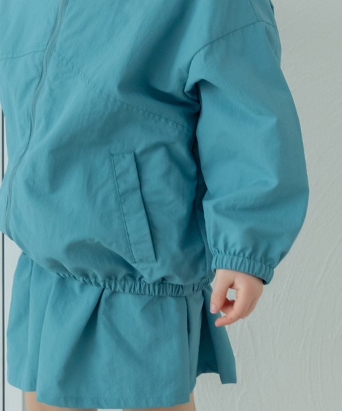 pairmanon（ペアマノン）の「セット着用可能 切り替えナイロンブルゾン（ナイロンジャケット・キッズ・ブルー/ブラック/カーキ/ライトグリーン/ホワイト/レッド/ピンク・130/120/150/100/140/90/110）」の20枚目の写真