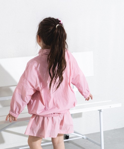 pairmanon（ペアマノン）の「セット着用可能 切り替えナイロンブルゾン（ナイロンジャケット・キッズ・ブルー/ブラック/カーキ/ライトグリーン/ホワイト/レッド/ピンク・130/120/150/100/140/90/110）」の17枚目の写真