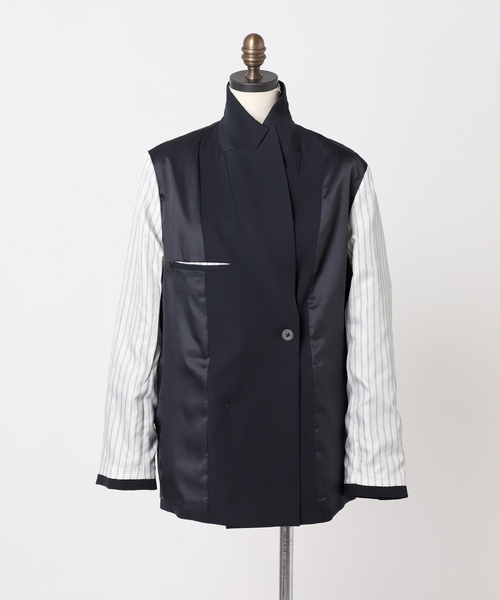 Spick＆Span ジャケット テーラードジャケット プレーンウィーブ