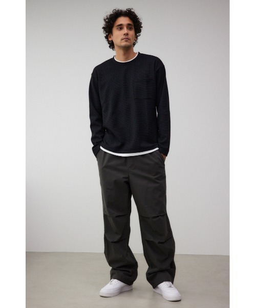 AZUL by moussy（アズールバイマウジー）の「ワイドスノーパンツ（その他パンツ・メンズ・ブラック/カーキ・FREE）」の5枚目の写真