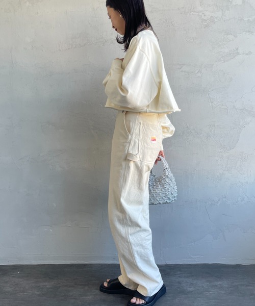 SCREEN STARS（スクリーンスターズ）の「[SCREEN STARS/スクリーンスターズ] 別注 ショート丈 ピグメントロンT（Tシャツ/カットソー・レディース・ブラック/オフホワイト/グレー/ブルー/イエロー・F）」の17枚目の写真