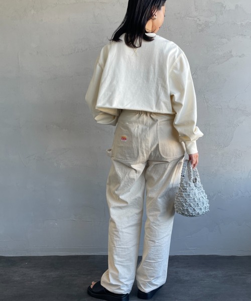 SCREEN STARS（スクリーンスターズ）の「[SCREEN STARS/スクリーンスターズ] 別注 ショート丈 ピグメントロンT（Tシャツ/カットソー・レディース・ブラック/オフホワイト/グレー/ブルー/イエロー・F）」の18枚目の写真