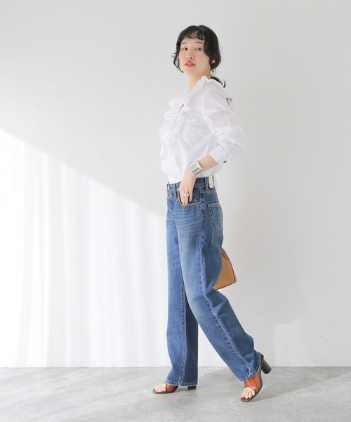 Levi's(リーバイス)の「【LEVI’S/リーバイス】501 90S NEW LIFE NO DX:デニムパンツ(デニムパンツ・レディース・サックスブルー・26/27)」の4枚目の写真