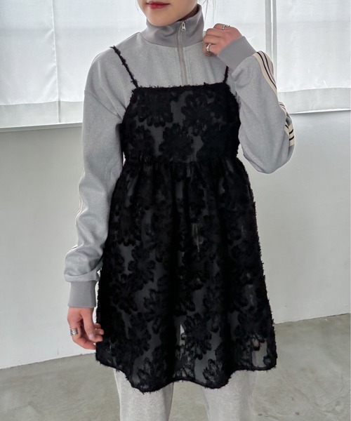 EPIMI E'PIMMY（エピミエピミー）の「シアージャガードキャミチュニック（チュニック・レディース・アイボリー/ブラック・MEDIUM）」の15枚目の写真