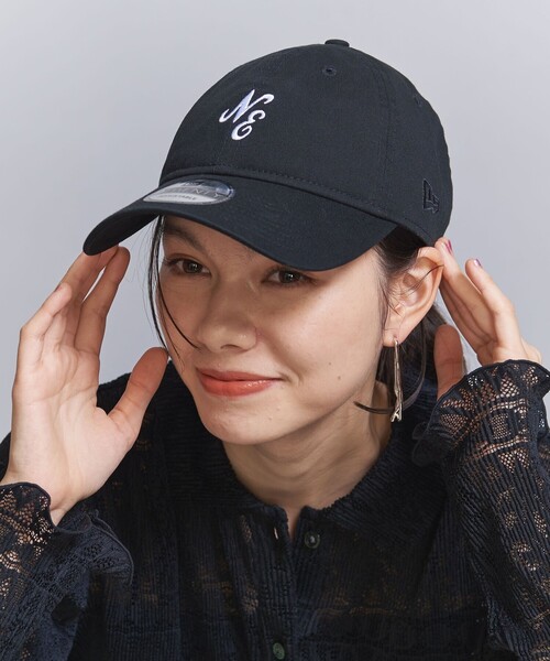 NEW ERA（ニューエラ）の「【別注】＜NEW ERA＞コットン ツイル ロゴキャップ（キャップ・レディース・ベージュ/ブラック/オリーブ・FREE）」の4枚目の写真