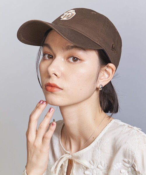 NEW ERA（ニューエラ）の「【別注】＜NEW ERA＞コットン ツイル ロゴキャップ（キャップ・レディース・ベージュ/ブラック/オリーブ・FREE）」の20枚目の写真