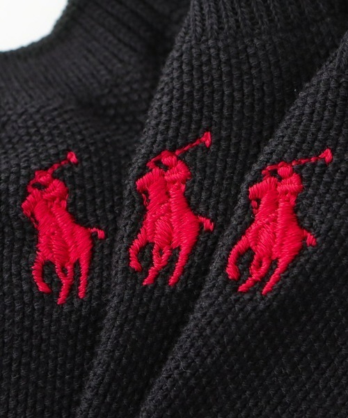 POLO RALPH LAUREN（ポロ ラルフ ローレン）の「≪WEB限定≫【3足セット】POLO RALPH LAUREN オーガニックコットン混 カノコ ワンポイント スニーカーソックス 92022800（ソックス/靴下・メンズ・その他1/その他2/その他3/ネイビー/ホワイト/ブラック・25～27cm/23～25cm）」の16枚目の写真