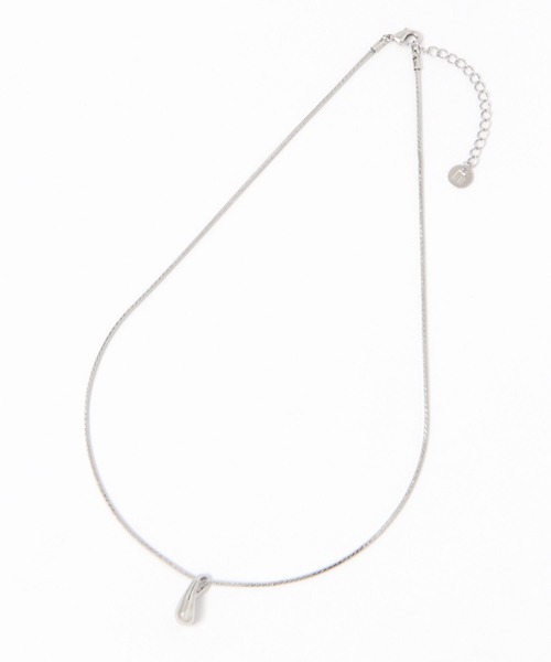 niko and...(ニコアンド)の「メタル変形雫トップネックレス(ネックレス・レディース・グレー/イエロー・0)」の3枚目の写真