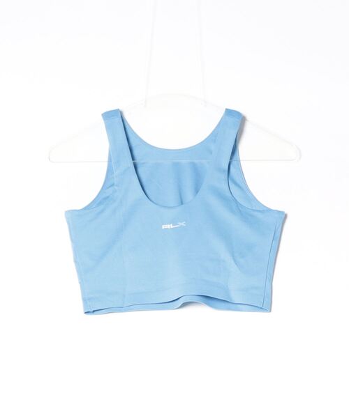 POLO RALPH LAUREN(ポロ ラルフ ローレン)の「スエード ジャージー パフォーマンス クロップ タンク(タンクトップ・レディース・ブルー・XS/S)」の7枚目の写真
