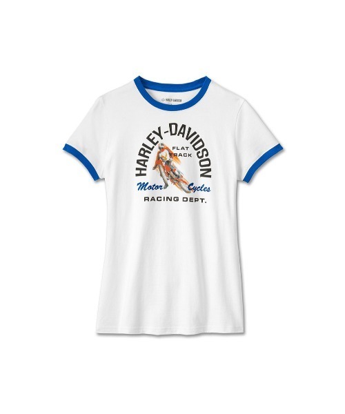 Harley-Davidson(ハーレーダビッドソン)の「ローサイドリンガーTシャツ(Tシャツ/カットソー・レディース・ホワイト系その他・MEDIUM/SMALL/X-LARGE/LARGE)」の1枚目の写真