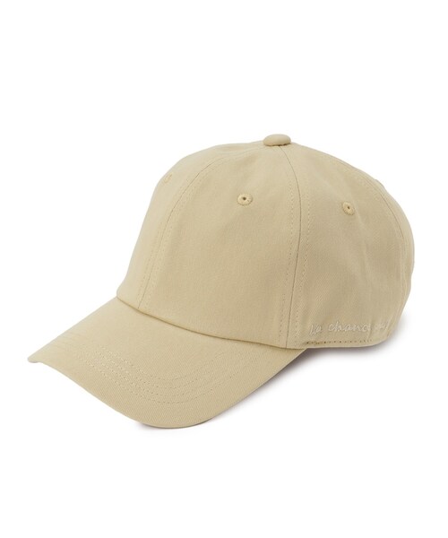 SHOO・LA・RUE（シューラルー）の「◆アソートサイド刺繍CAP（キャップ・レディース・ブラック/ベージュ/ブラック系/ピンク/ブルー系その他2/チャコールグレー/サックスブルー・00）」の4枚目の写真