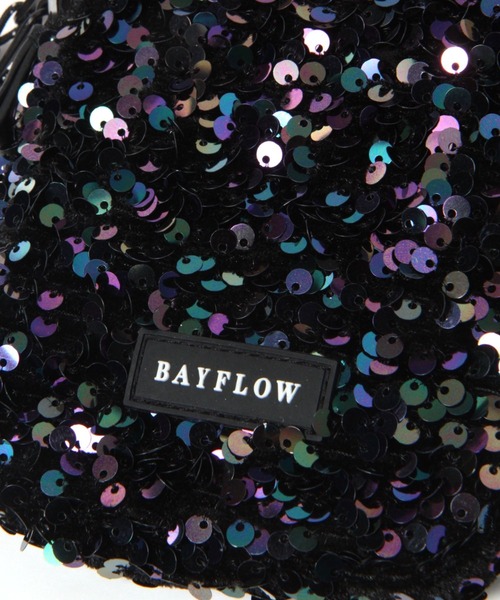 BAYFLOW（ベイフロー）の「[スマホ・カード収納可♪]多機能スパンコールミニショルダー（ショルダーバッグ・レディース・ブラック/その他1/ライトグレー・FREE）」の6枚目の写真