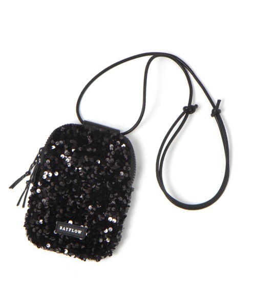 BAYFLOW（ベイフロー）の「[スマホ・カード収納可♪]多機能スパンコールミニショルダー（ショルダーバッグ・レディース・ブラック/その他1/ライトグレー・FREE）」の21枚目の写真