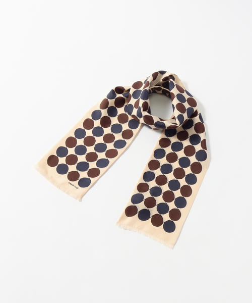 fratelli luigi ドット柄シルクバンダナ fratelli luigi ドット柄シルクバンダナ