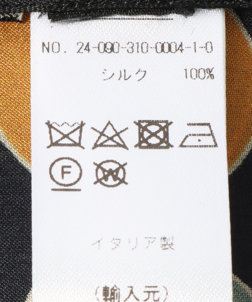 Fratelli Luigi（フラテッリルイージ）の「【Fratelli Luigi / フラテッリ ルイージ】Like Wine Bottle Scarf（バンダナ/スカーフ・メンズ・ブラック/アイボリー・FREE）」の7枚目の写真