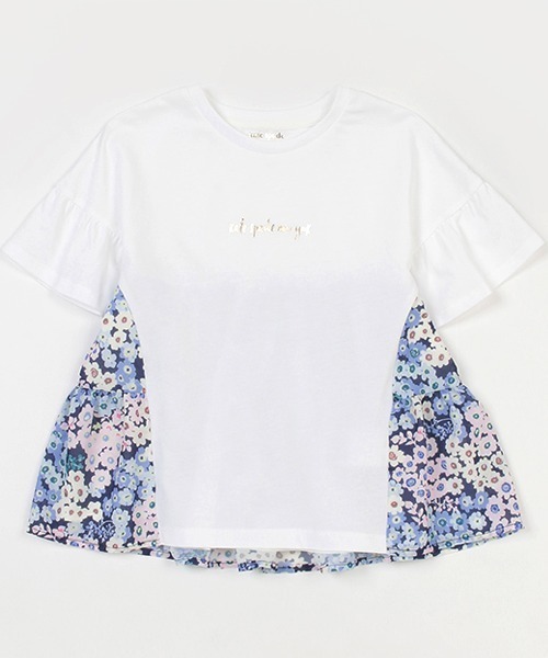 【極美品】　ケイトスペード　和風グラフィックプリントポケットコットンＴシャツ Keitto 【福袋対象A】 ケイット ノースオブジェクト マリン