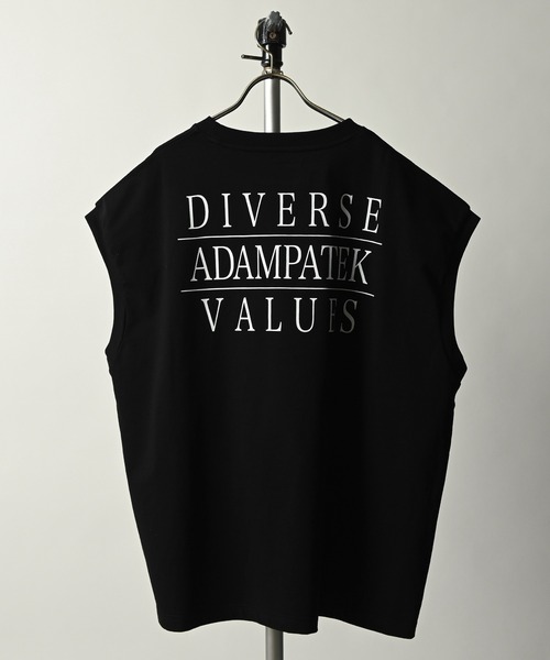 ADAMPATEK/アダムパテック】logo embroidery sleeveless/ロゴ
