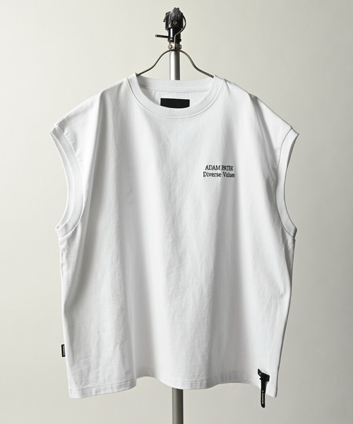 ADAMPATEK/アダムパテック】logo embroidery sleeveless/ロゴ