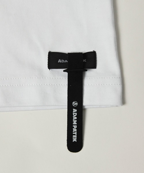 ADAM PATEK(アダムパテック)の「【ADAMPATEK/アダムパテック】logo embroidery sleeveless/ロゴ刺繍、プリントノースリーブTシャツ(Tシャツ/カットソー・レディース・ブラック/ホワイト・2/1)」の8枚目の写真