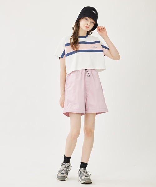 MILKFED.（ミルクフェド）の「LOGO PATCH KNIT HAT（ハット・レディース・ベージュ/ブラック/ブルー・ONE SIZE）」の6枚目の写真