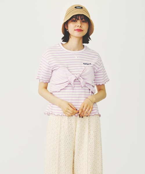 MILKFED.（ミルクフェド）の「LOGO PATCH KNIT HAT（ハット・レディース・ベージュ/ブラック/ブルー・ONE SIZE）」の21枚目の写真