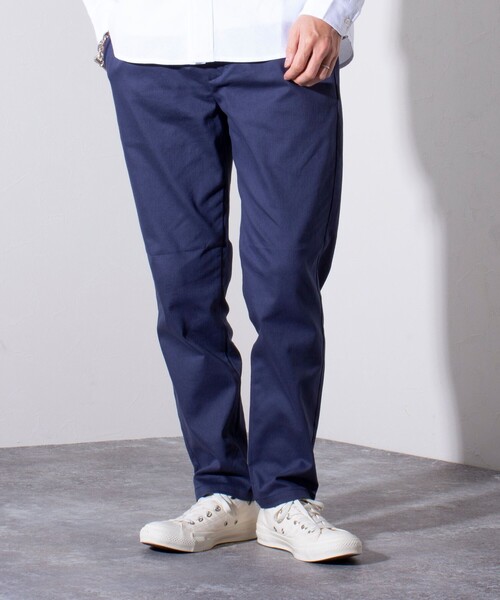 GLOSTER（グロスター）の「【GLOSTER/グロスター】flexible ストレッチ テーパードイージーパンツ（その他パンツ・メンズ・ベージュ/インディゴブルー/サックスブルー/グレー/ネイビー・S/M/L/XL）」の3枚目の写真