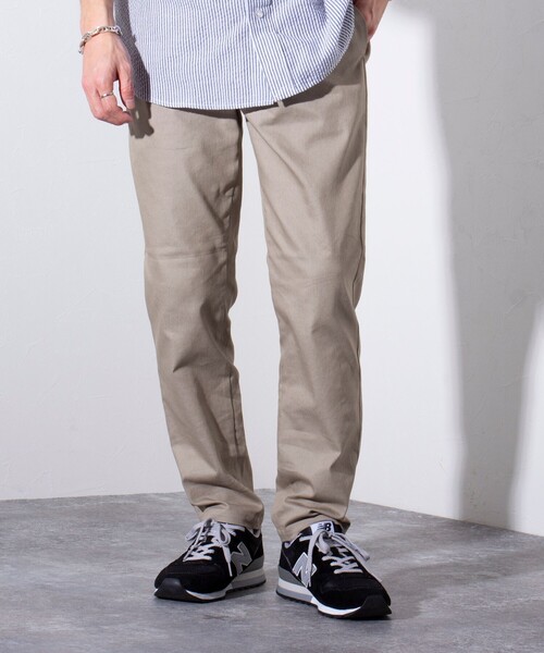 GLOSTER（グロスター）の「【GLOSTER/グロスター】flexible ストレッチ テーパードイージーパンツ（その他パンツ・メンズ・ベージュ/インディゴブルー/サックスブルー/グレー/ネイビー・S/M/L/XL）」の6枚目の写真