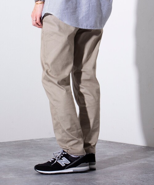 GLOSTER（グロスター）の「【GLOSTER/グロスター】flexible ストレッチ テーパードイージーパンツ（その他パンツ・メンズ・ベージュ/インディゴブルー/サックスブルー/グレー/ネイビー・S/M/L/XL）」の7枚目の写真