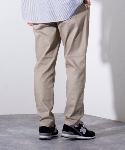 GLOSTER（グロスター）の「【GLOSTER/グロスター】flexible ストレッチ テーパードイージーパンツ（その他パンツ・メンズ・ベージュ/インディゴブルー/サックスブルー/グレー/ネイビー・S/M/L/XL）」の8枚目の写真