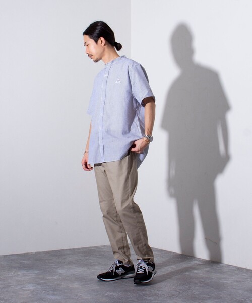 GLOSTER（グロスター）の「【GLOSTER/グロスター】flexible ストレッチ テーパードイージーパンツ（その他パンツ・メンズ・ベージュ/インディゴブルー/サックスブルー/グレー/ネイビー・S/M/L/XL）」の10枚目の写真