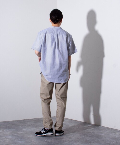 GLOSTER（グロスター）の「【GLOSTER/グロスター】flexible ストレッチ テーパードイージーパンツ（その他パンツ・メンズ・ベージュ/インディゴブルー/サックスブルー/グレー/ネイビー・S/M/L/XL）」の11枚目の写真