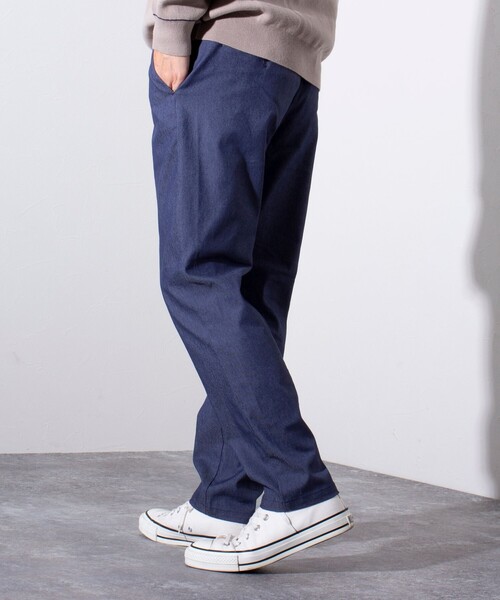GLOSTER（グロスター）の「【GLOSTER/グロスター】flexible ストレッチ テーパードイージーパンツ（その他パンツ・メンズ・ベージュ/インディゴブルー/サックスブルー/グレー/ネイビー・S/M/L/XL）」の13枚目の写真