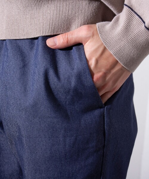 GLOSTER（グロスター）の「【GLOSTER/グロスター】flexible ストレッチ テーパードイージーパンツ（その他パンツ・メンズ・ベージュ/インディゴブルー/サックスブルー/グレー/ネイビー・S/M/L/XL）」の17枚目の写真