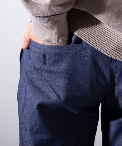 GLOSTER（グロスター）の「【GLOSTER/グロスター】flexible ストレッチ テーパードイージーパンツ（その他パンツ・メンズ・ベージュ/インディゴブルー/サックスブルー/グレー/ネイビー・S/M/L/XL）」の19枚目の写真