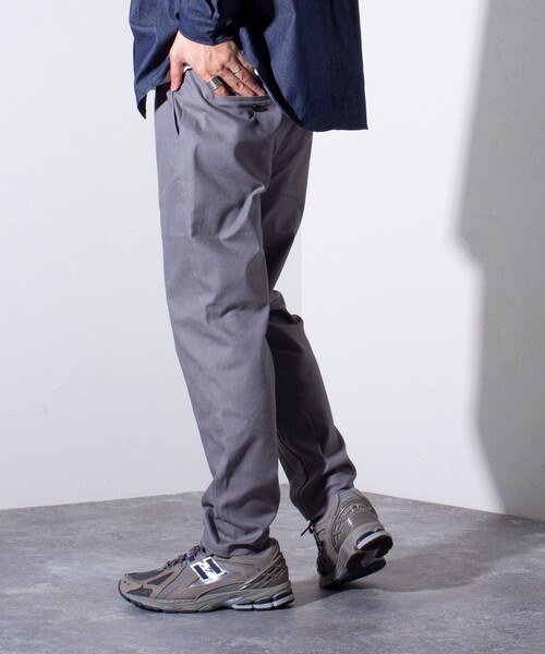 GLOSTER（グロスター）の「【GLOSTER/グロスター】flexible ストレッチ テーパードイージーパンツ（その他パンツ・メンズ・ベージュ/インディゴブルー/サックスブルー/グレー/ネイビー・S/M/L/XL）」の21枚目の写真